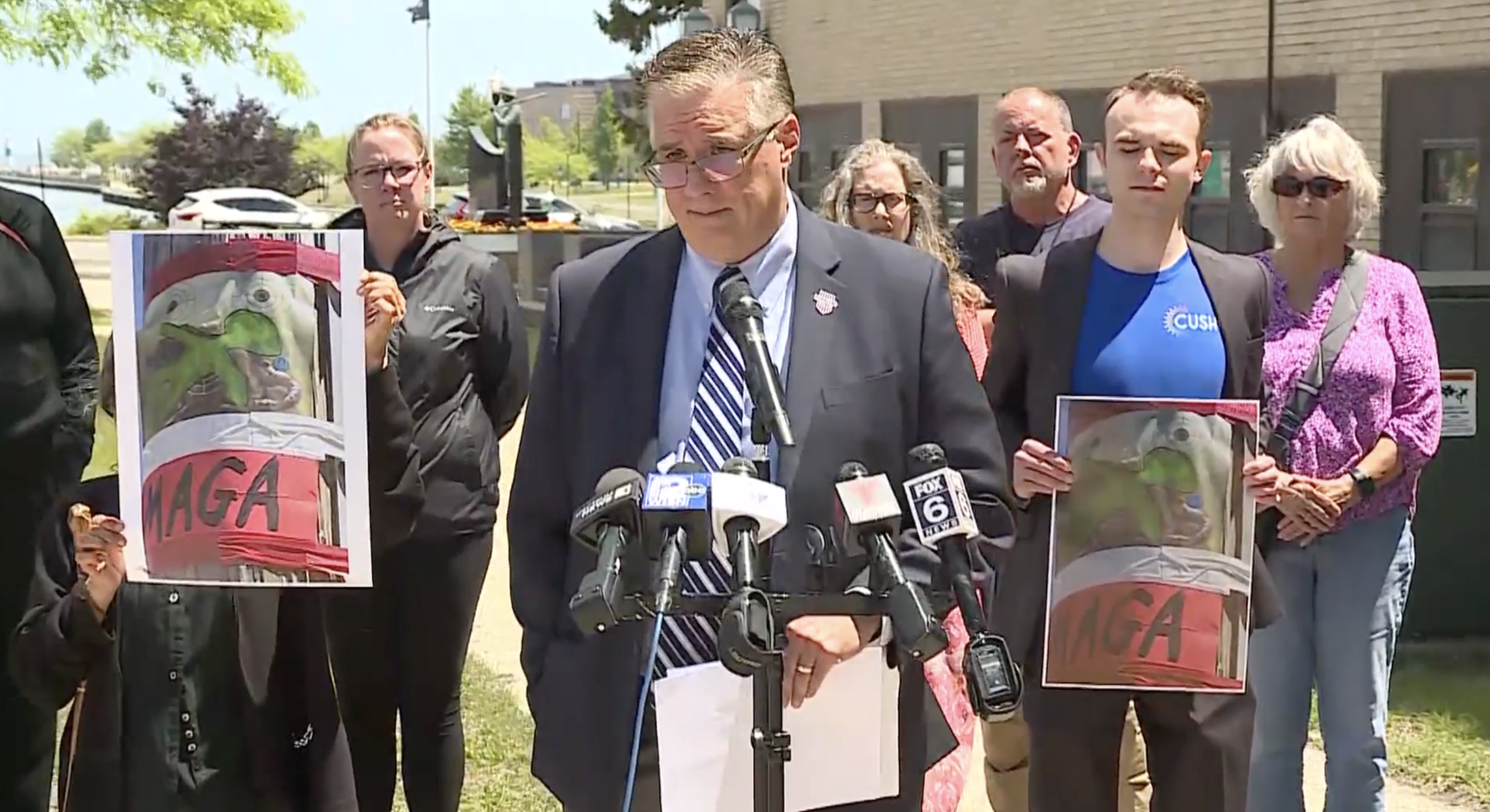 Community leaders condemn anti-immigrant posters in Kenosha as investigation remains open